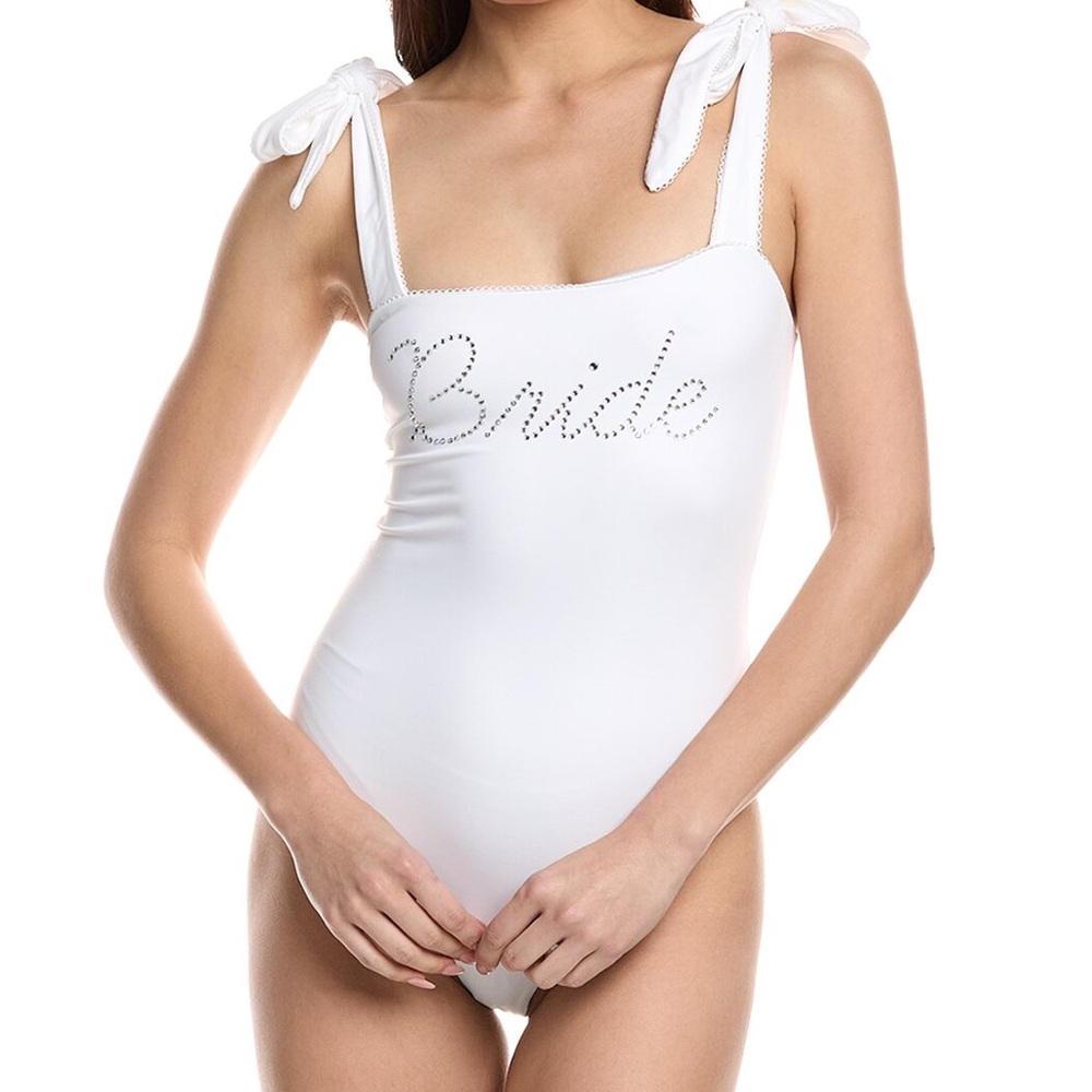 NWT Beach Riot Bride White Swimsuit One Piece